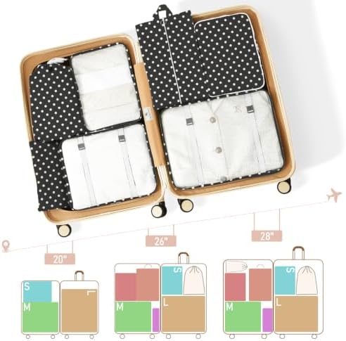 Packing Cubes for Travel 10 Set Luggage Organizer Bags - Image 3
