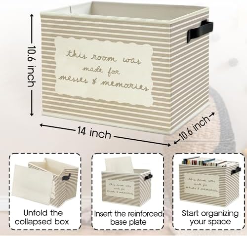 Funny Kids Playroom Storage Bins Box - Image 6