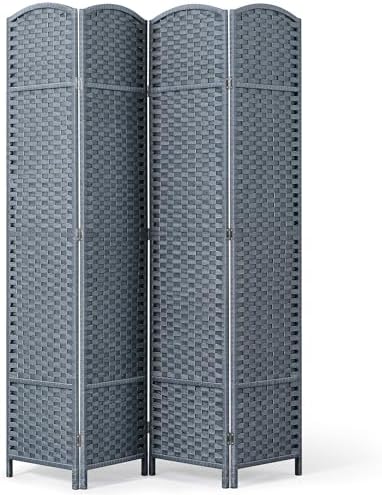 JOSTYLE Outdoor Privacy Screen 4-Panel Folding Room Divider Space Partition by Jostyle