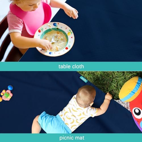 Splat Mat 2 Pack for Under High Chair Waterproof Splash Mat 42''×46'' - Image 2