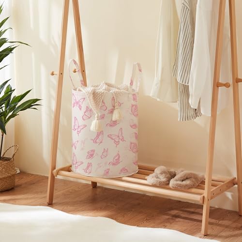 Baby Laundry Basket Nursery Hamper - Image 2
