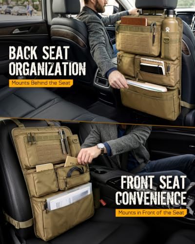 RXW All-In-One Back Seat Car Organizer, Fit Cars Trucks Jeeps Pickups Vans - Image 6