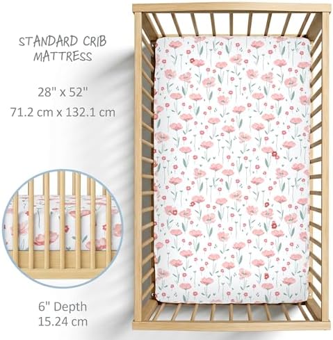 Butterblu Frankie Fitted Crib Sheet 100% Organic Cotton - Image 4