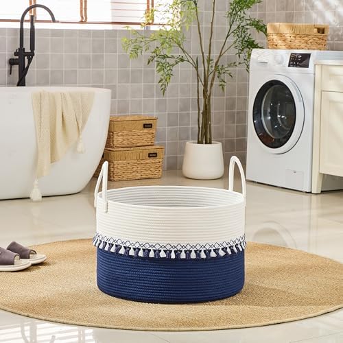 KAKAMAY Large Blanket Basket - Image 6