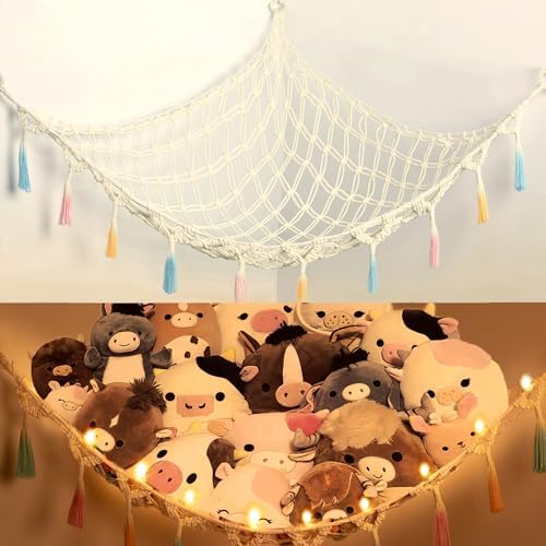 Stuffed Animal Storage Hammock Toy Net by Yewiwin
