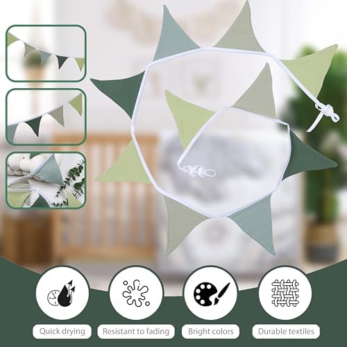 Pennant Banner Flags, Infant and toddler room decoration pennant, - Image 3