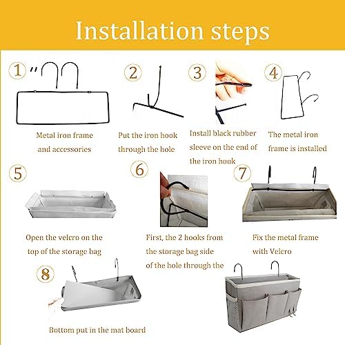 Bedside Caddy/Hanging basket Storage Organizer Bag - Image 6