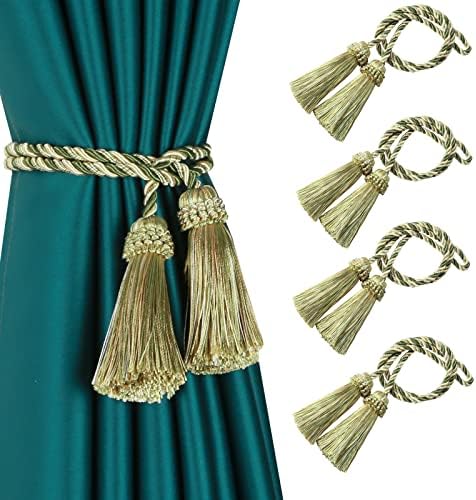 Curtain Tiebacks Handmade Curtain Holdbacks Rope by fenghuangwu