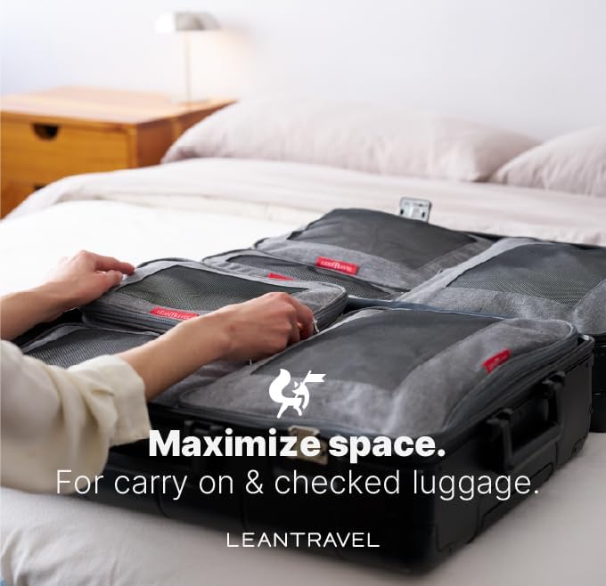 LeanTravel Premium Compression Packing Cubes - Image 6