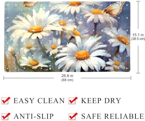 Baby Bath Mat Non Slip 26.8"x15.1" Bathtub Mat - Image 4