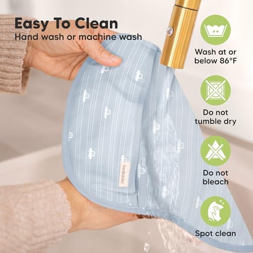 KeaBabies 3-Pack Waterproof Baby Bibs - Image 6