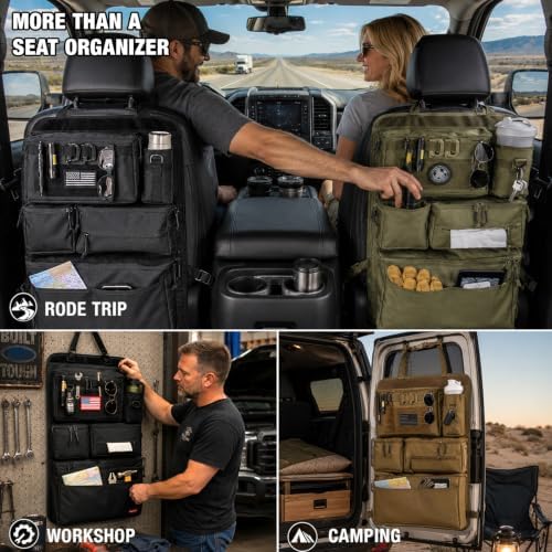Tactical Car Seat Back Organizer - Image 2