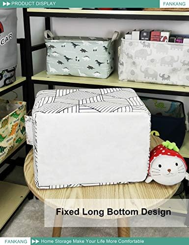 Rectangular Diamond Storage Bin Nursery Hamper - Image 6