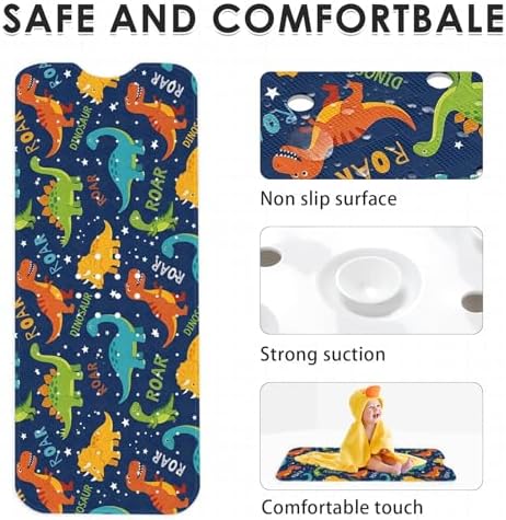 Bathtub Shower Mat 40X16 Inch, for Toddler - Image 6