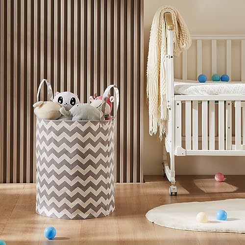 Baby Laundry Basket Nursery Hamper - Image 4