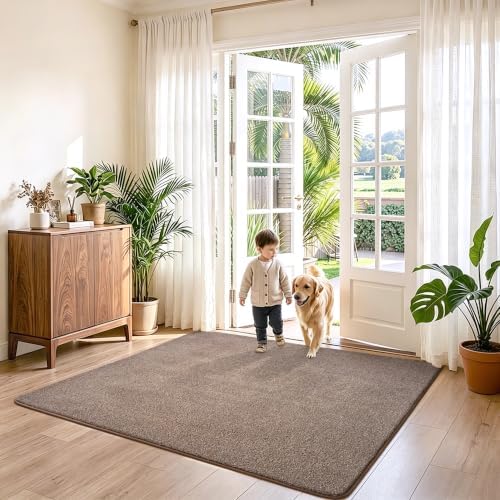 Keeko 6x6 Square Area Rugs for Living Room Bedroom, Soft Washable Carpet - Image 5