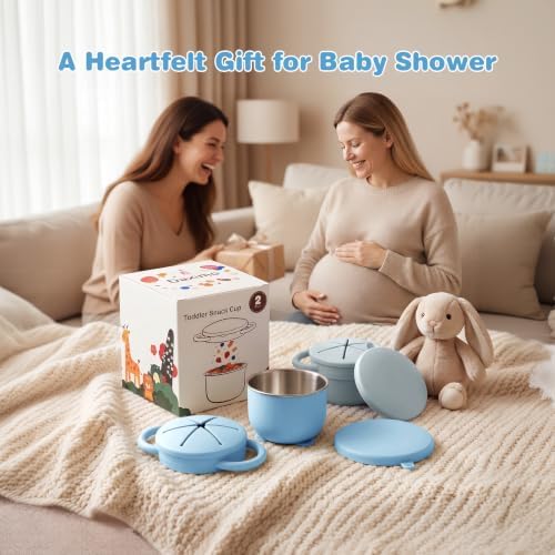 Daximo 2 Pack Toddler Snack Cups - Image 7