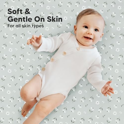 2-Pack Mini Crib Sheets Fitted, 38x26 Pack N Play Mattress Sheets - Image 4