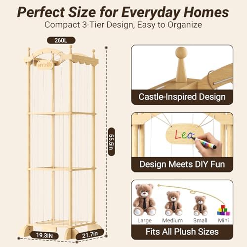 COSYLAND Stuffed Animal Storage Organizer - Image 5
