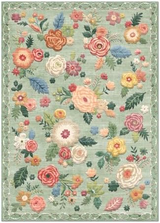 10x12 Area Rugs for Living Room: Large Washable Rug Lightweight Non Slip Low - Image 3