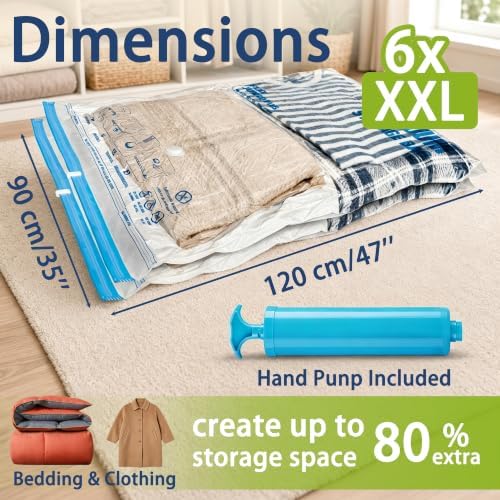 XXL Jumbo Vacuum Storage Bags, for Blanket, Comforters - Image 2