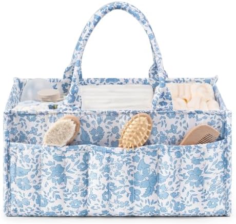 Quilted Diaper Caddy Organizer by Oaque
