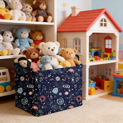 Rectangular Star baskets, Storage Basket, Waterproof foldable laundry basket - Image 3