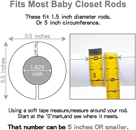 Pro Goleem Baby Closet Dividers Gray Baby Closet Organizer - Image 2