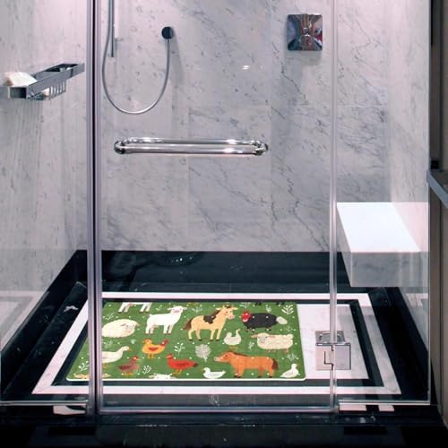 Non Slip Bathtub and Shower Mat 26.8x15.1 inch, Bath Mat - Image 6