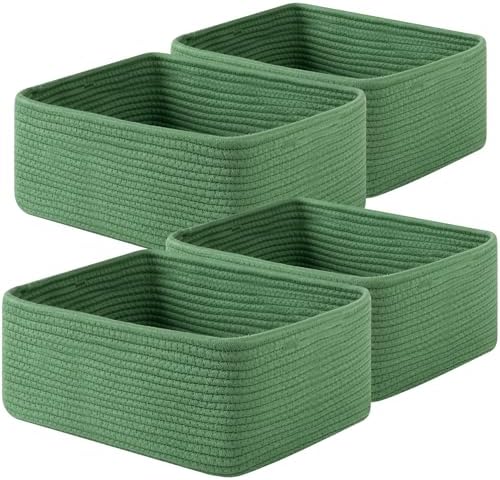 OIAHOMY 4 Pack 14.17 * 11.02 * 6.3IN Storage Baskets by MasterofSpaceOptimization