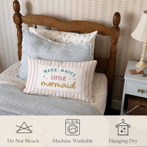 Mermaid Room Decor for Girls 12x20 Pillow Cover - Image 5