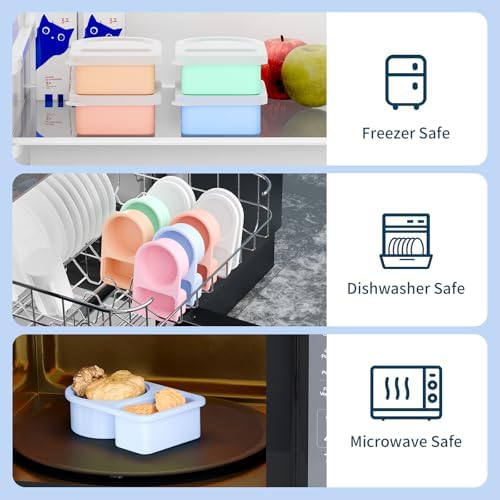 5 Pack Silicone Snack Containers - Image 5