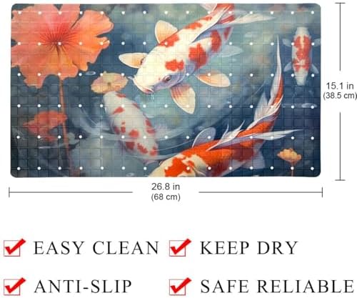 Baby Bath Mat Non Slip 26.8"x15.1" Bathtub Mat - Image 4