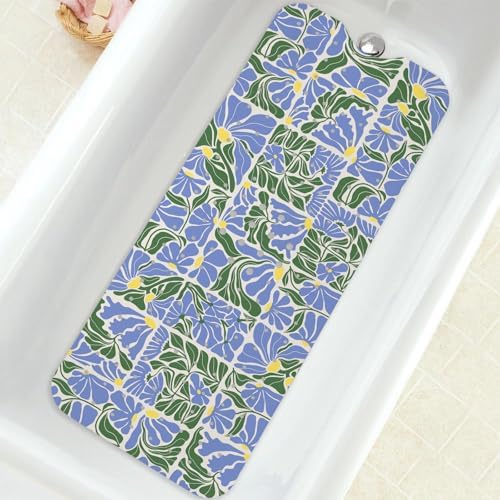 Bathtub Mat Non Slip, Bohemia Extra Long Bath tub Mat Shower Floor Mat by BathtubMat