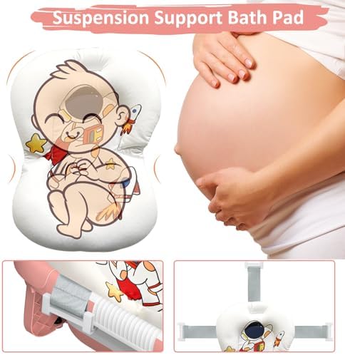 Collapsible Baby Bathtub for Newborn to Toddler, Portable Baby Bath Tub for - Image 5