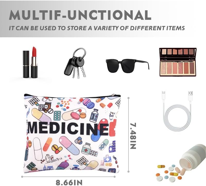 Medicine Bag Zipper Med Storage Bag - Image 2