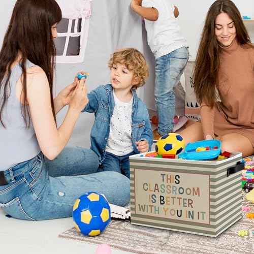 Boho Classroom Storage Bins Box - Image 2