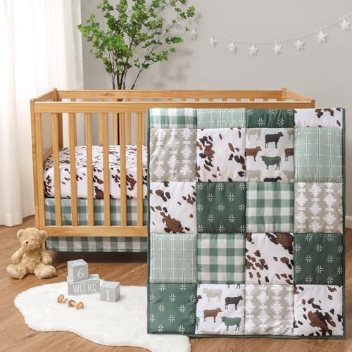 The Peanutshell 3 Piece Baby Crib Bedding Set - Image 5