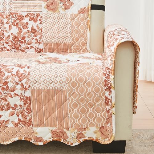 Great Bay Home Reversible Patchwork Recliner Cover - Image 2