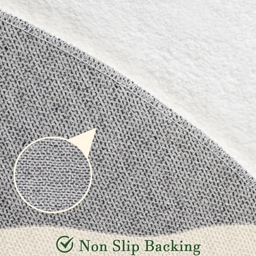 Topotdor Round ABC Area Rug, 47 Inch Soft Floor Carpet - Image 6