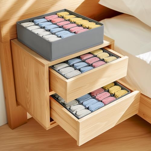 Joyoldelf Sock Organizer Drawer Organizer - Image 5