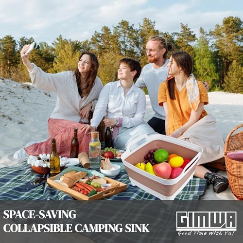 GIMWA 2.4Gal Collapsible Dish Basin - Image 2