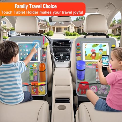 Backseat Car Organizer, Kick Mat Back Seat Protector - Image 5