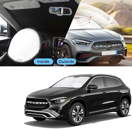TINGLU Sun Shade for Mercedes Benz GLA 2015-2020 Accessories Windshield Sun - Image 6