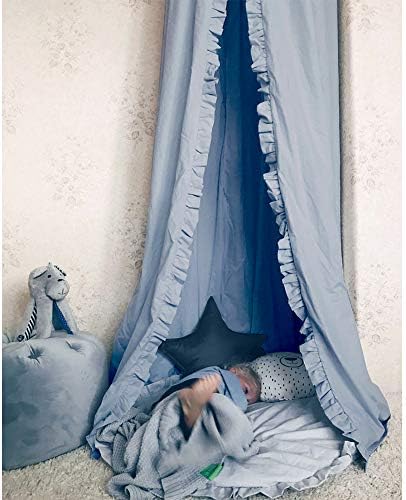Bed Canopy with Frills Reading Nook Game Tent - Image 3