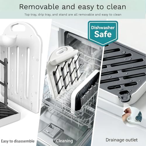 Baby Bottle Drying Rack, Modular Vertical Bottle Drying Rack - Image 5