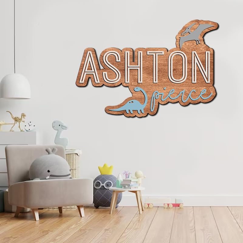Personalized Wooden baby name sign - Image 4