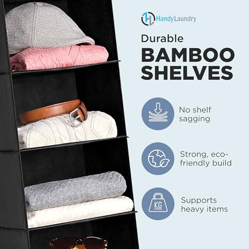 Handy Laundry Hanging Closet Organizer - Image 4