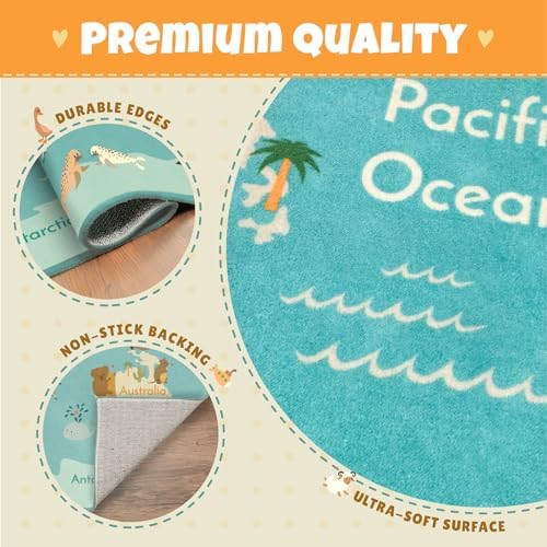 Large 8x10 Playroom Rugs - Image 5