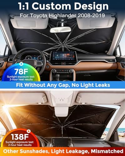 Weektic Custom Windshield Sun Shade Umbrella - Image 2